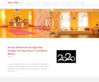 Yoga-Vidya-Stuttgart.de(Herzlich Willkommen bei Yoga Vidya Stuttgart) Screenshot