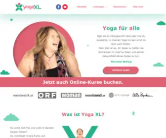 Yoga-XL.at(Startseite) Screenshot