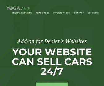 Yoga.cars(Convert your website visitors to deals) Screenshot