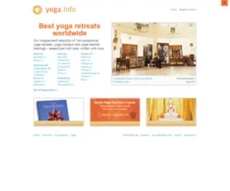 Yoga.info(Yoga teacher training) Screenshot