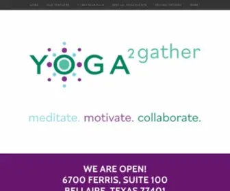 Yoga2Gather.com(Yoga Studio) Screenshot