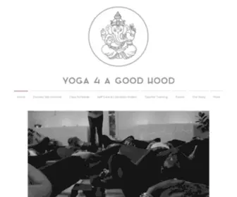 Yoga4Agoodhood.org(Home) Screenshot