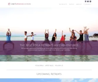 YogaadventuresWorldwide.com(Best Yoga Retreats and Adventures) Screenshot