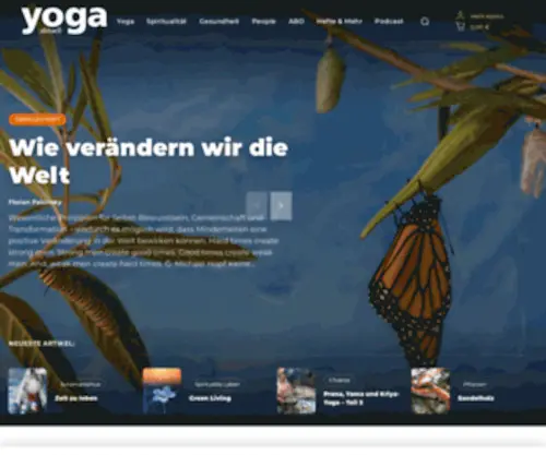 Yogaaktuell.de(YOGA AKTUELL) Screenshot