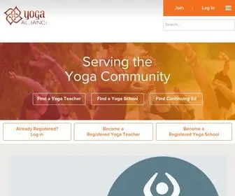 Yogaalliance.org(Yoga Alliance) Screenshot