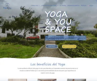 Yogaandyouspace.es(Centro De Yoga) Screenshot