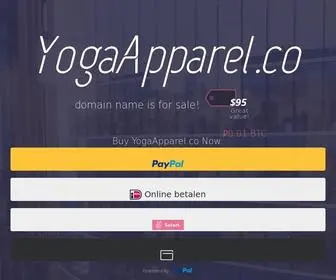 Yogaapparel.co(YogaApparel.co Business) Screenshot