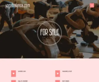 Yogabalance.com(Yoga Balance.com For Sale) Screenshot