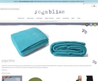 Yogabliss.co.uk(Yoga Clothing) Screenshot