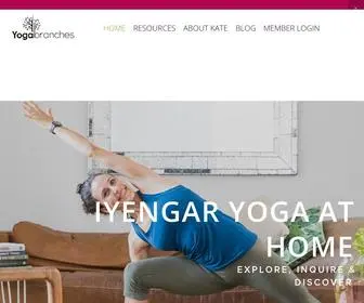 Yogabranches.com(Want To Practice Yoga At Home) Screenshot