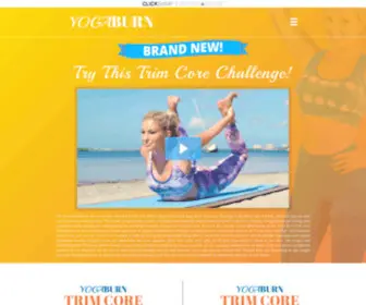 Yogaburnchallenge.com(Yoga Burn Beyond HIIT) Screenshot