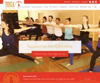 Yogabydegrees.net(Yoga by Degrees) Screenshot