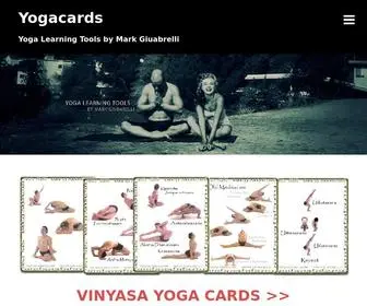 Yogacards.com(Learn Yoga Online with Yoga cards and Videos) Screenshot