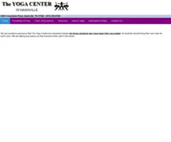 Yogacenternashville.com(Yoga Center Nashville) Screenshot