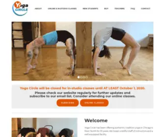 Yogacircle.com(Yoga Circle) Screenshot