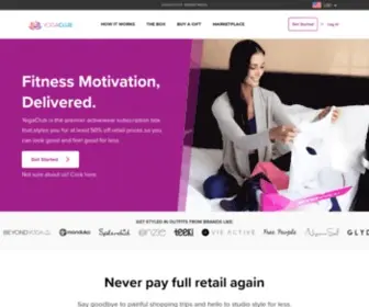 Yogaclub.com(Premium Athleisure Outfits for 50% Off) Screenshot