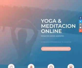 Yogacoachingmeditacion.com(Yoga y Meditacion ONLINE dese Casa) Screenshot