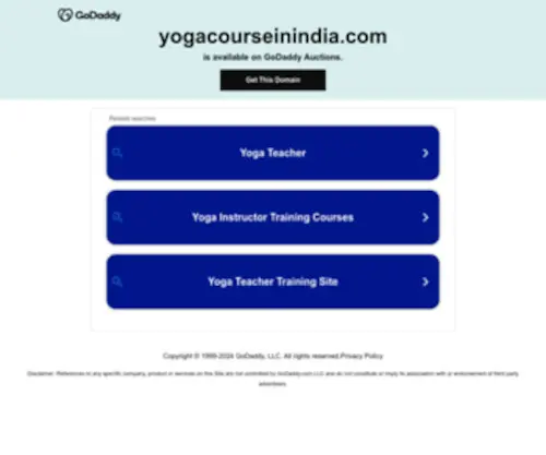 Yogacourseinindia.com(Yogacourseinindia) Screenshot