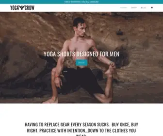 Yogacrow.com(Yoga Crow™) Screenshot