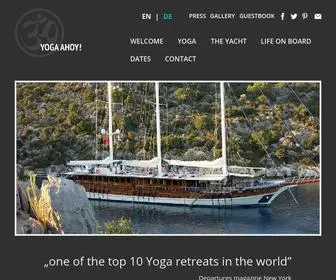 Yogacruise.net(Yoga Cruise Greece) Screenshot