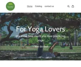 Yogadailypractice.com(Create an Ecommerce Website and Sell Online) Screenshot