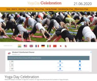 Yogadaycelebration.com(Yoga Day Celebration) Screenshot