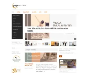 Yogaemcasa.net(Yoga em casa) Screenshot