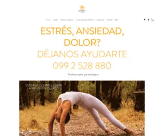 Yogaenquito.com(Dharma Yoga) Screenshot