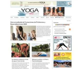 Yogaenred.com(YOGA EN RED) Screenshot