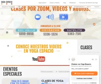 Yogaespacio.com(Yoga Espacio) Screenshot
