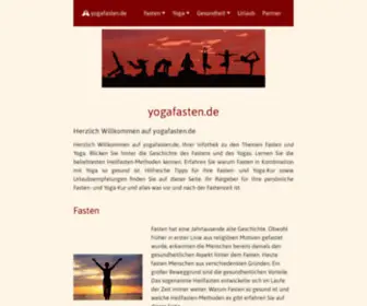 Yogafasten.de(Yoga und Fasten) Screenshot