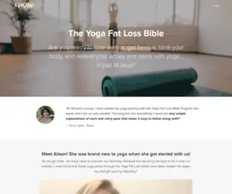 Yogafatlossbible.com(Yoga Fat Loss Bible) Screenshot