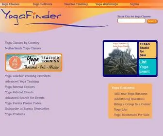 Yogafinder.com(Largest Yoga Directory to Find Yoga Classes) Screenshot