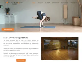 Yogafitstudio.gr(Yoga Fit Studio) Screenshot