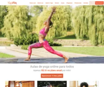Yogaflix.com.br(Yoga online para todos) Screenshot