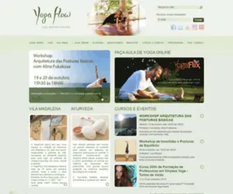 Yogaflow.com.br(Espaço de yoga) Screenshot