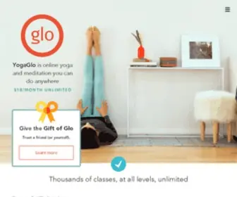 Yogaglow.com(Unlimited access to yoga) Screenshot
