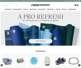 Yogagrossisten.se(Startsida) Screenshot