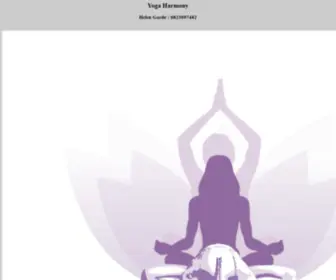 Yogaharmony.co.za(Yoga Harmony) Screenshot