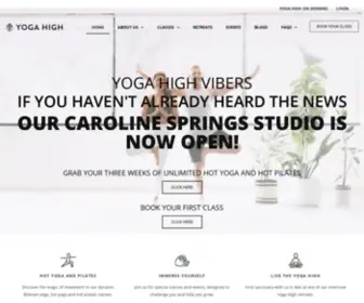 Yogahigh.com.au(Tullamarine & Caroline Springs Yoga Studio) Screenshot