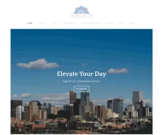 Yogahighdenver.com(Yoga High) Screenshot