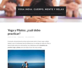 Yogaindia.es(YOGA VALENCIA) Screenshot