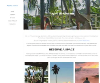 Yogainfiji.com(Yoga and Mindfulness) Screenshot