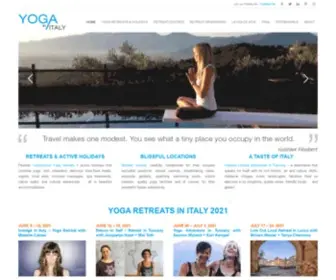 Yogainitaly.com(Yoga Retreats Italy) Screenshot