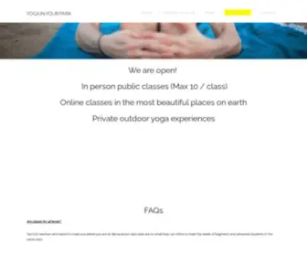 Yogainyourpark.com(Just another WordPress site) Screenshot