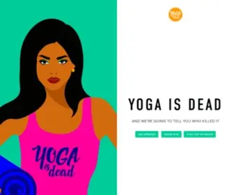 Yogaisdeadpodcast.com(Yoga Is Dead) Screenshot