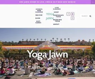 Yogajawn.com(Yoga Jawn) Screenshot