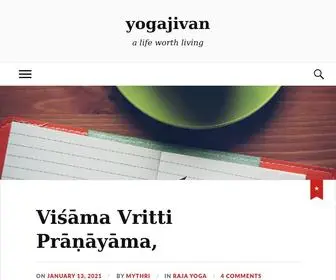 Yogajivan.com(A life worth living) Screenshot