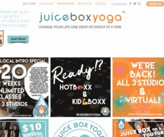 Yogajuicebox.com(Yoga) Screenshot