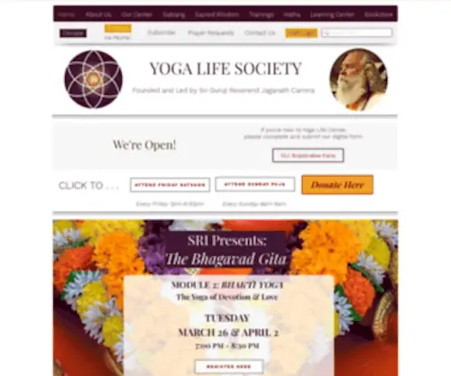 Yogalifecenter.org(Yoga Life Center) Screenshot